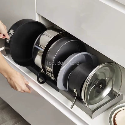 Expandable Pot Lid & Pan Organizer