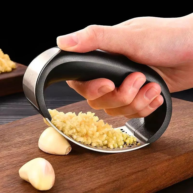 Premium Stainless Steel Garlic Press Tool