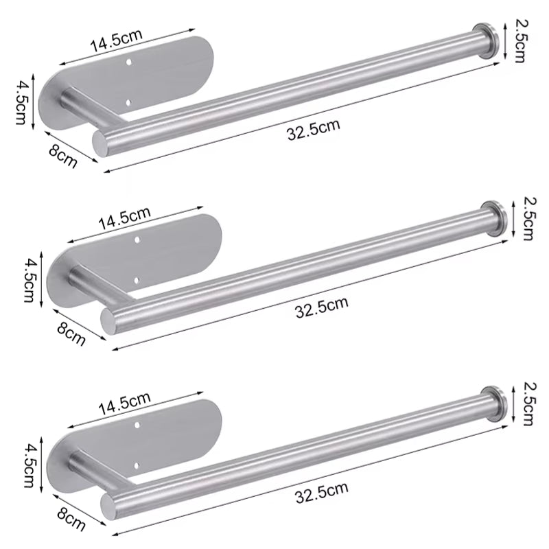 Wall-Mounted Adhesive Paper Towel Holder