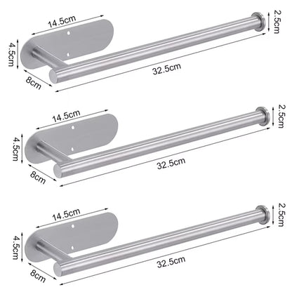 Wall-Mounted Adhesive Paper Towel Holder