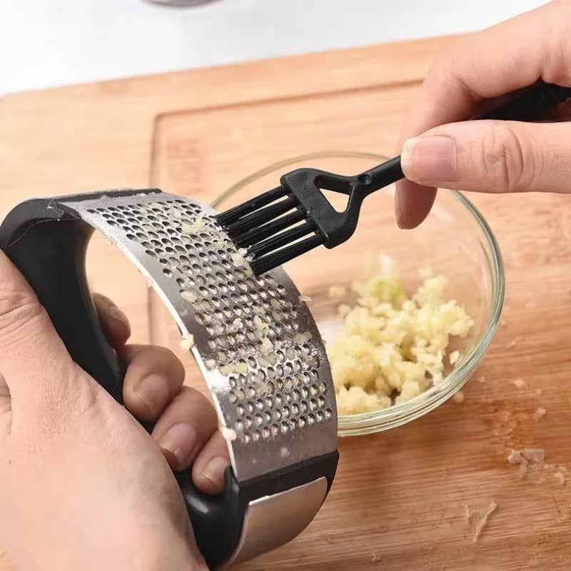 Premium Stainless Steel Garlic Press Tool