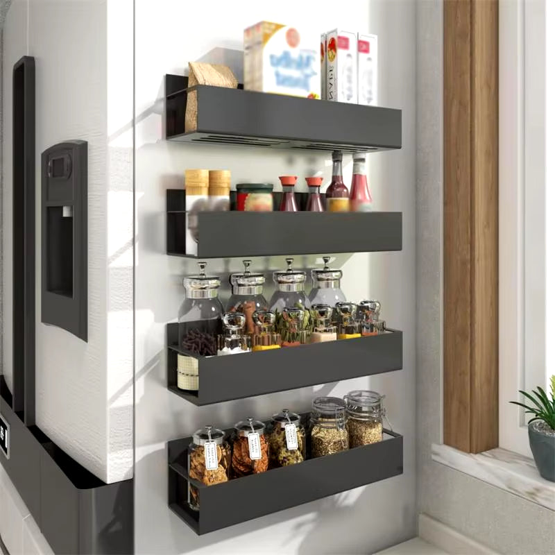 Magnetic Fridge Shelf - Space-Saving Organizer